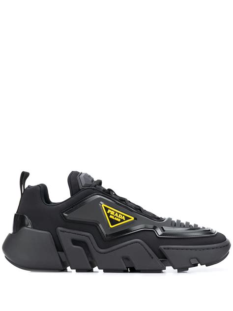 prada techno stretch low-top sneakers|Prada Techno Stretch Sneaker Black Men's .